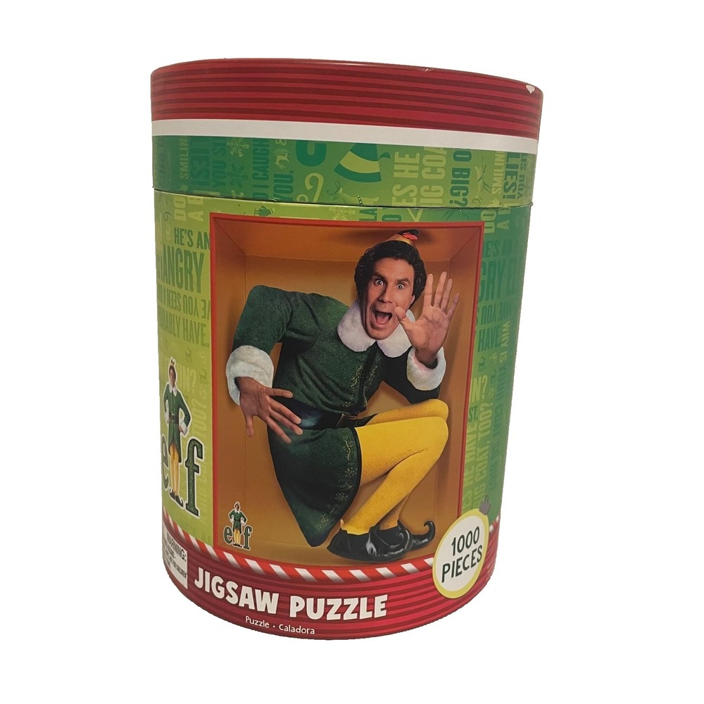 NWOT Elf the Movie 1000‎ Piece Jigsaw Puzzle Will Ferrell Buddy Collectible